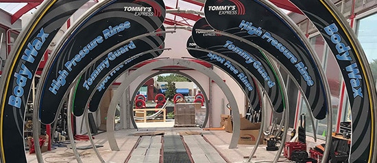 Car wash building design and construction in Florida